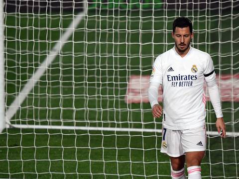 Eden Hazard no para de lesionarse desde que llegó al Real Madrid en 2019
