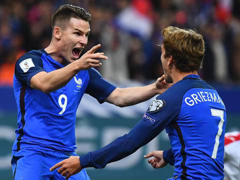 Francia gana a Bulgaria 4-1 con un festival de la dupla Griezmann-Gameiro