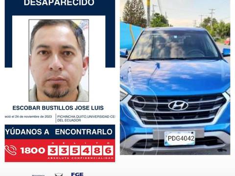Trabajador de la Universidad Central en Quito está desaparecido