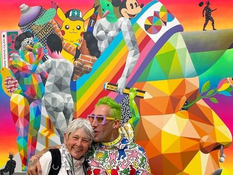 Okuda, autor de polémico mural de Quito, ya usó a Pikachu y animados en otras obras