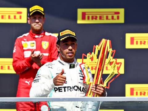 Hamilton gana el GP de Canadá tras penalización para Ferrari