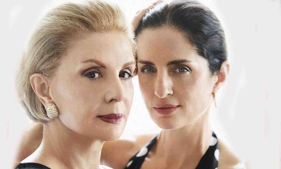 Ana Luisa, Mercedes, Carolina and Patricia: these are the four daughters Carolina Herrera had with two men