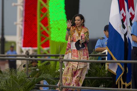 La primera dama y vicepresidenta de Nicaragua, Rosario Murillo, toma el control de la Corte de Justicia 