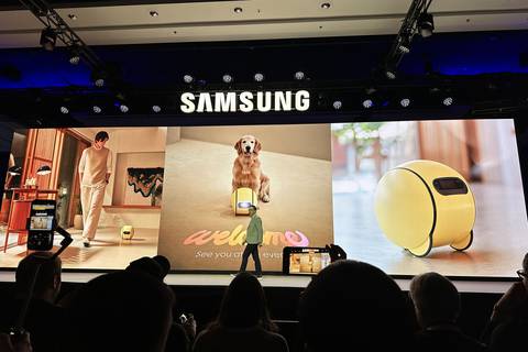 Ballie, el robot ayudante de Samsung, fue presentado en la CES 2024