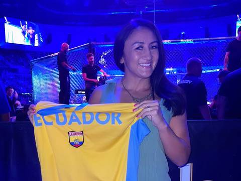 Carla Esparza, la campeona del peso paja de UFC, se reencuentra con sus raíces en Ecuador