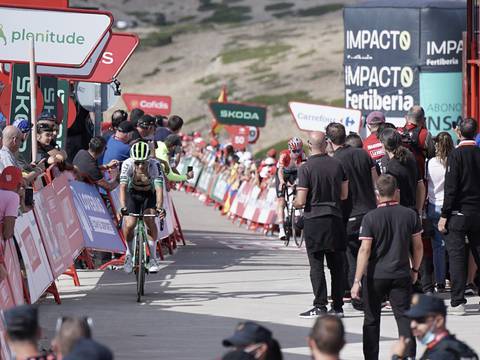 Jefferson Cepeda es séptimo en la general de La Vuelta, que cambia de líder tras la sexta etapa