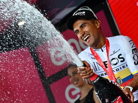 Jhonatan Narváez apunta a repetir triunfo en el Giro de Italia: ‘Me siento con buenas piernas, quiero ganar más’