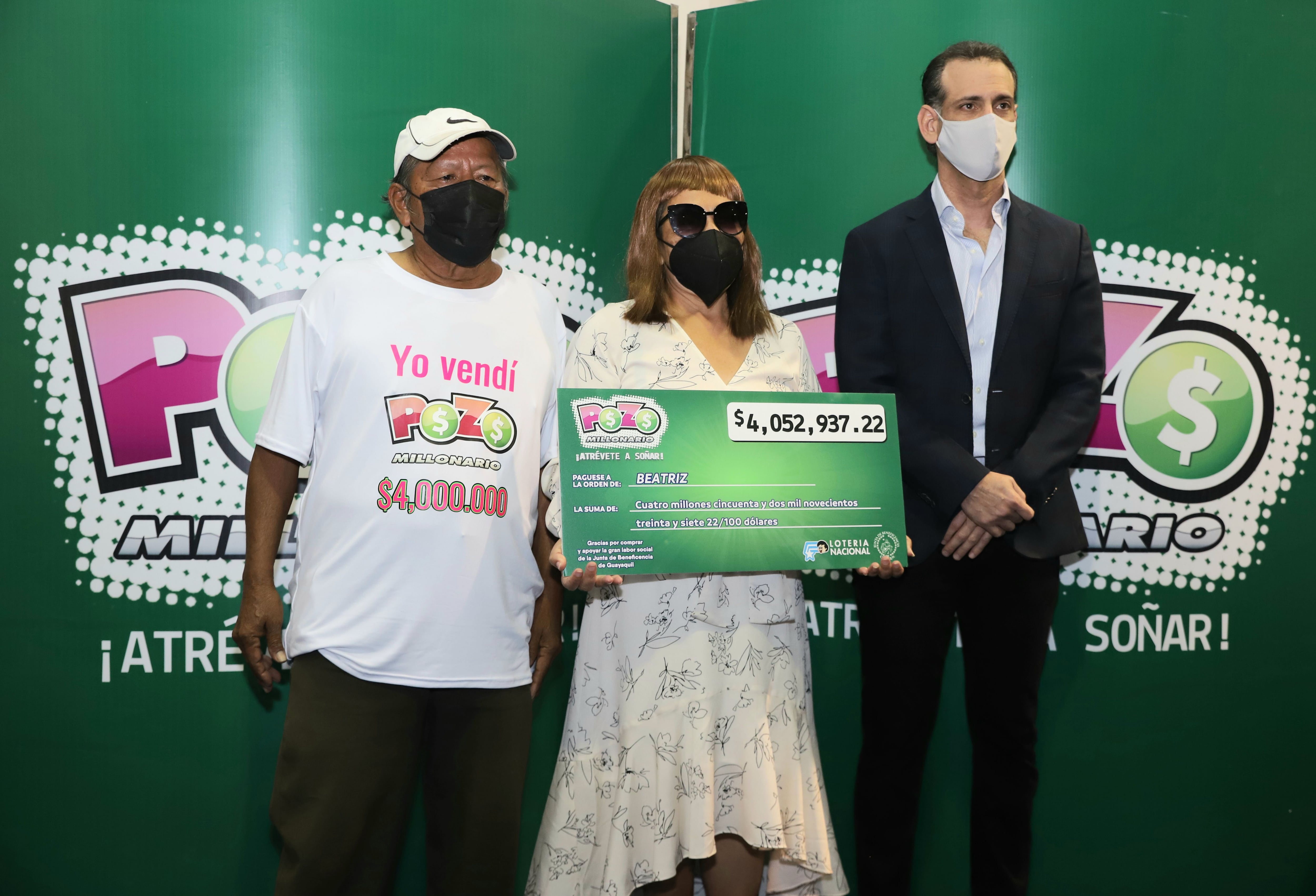 Una madre guayaquileña, que reside en el sur, ganó los $ 4 millones del acumulado del Pozo Millonario