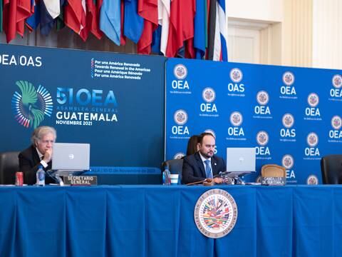 Asamblea de la OEA se concentra en situación de Nicaragua y Venezuela
