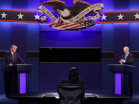 Donald Trump y Joe Biden: Ideas que dejó el último debate presidencial en Estados Unidos