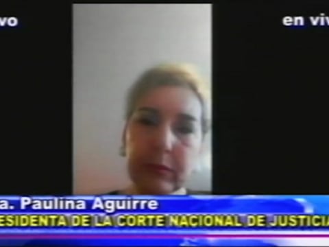 Denuncia de irregularidades en selección de jueces indigna a Paulina Aguirre, presidenta de la CNJ