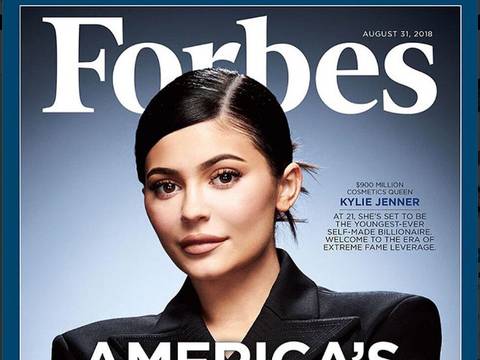 Kylie Jenner es la multimillonaria más joven, según Forbes