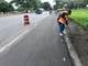 Municipio de Guayaquil asfalta carril auxiliar para nuevo retorno en vía a la costa