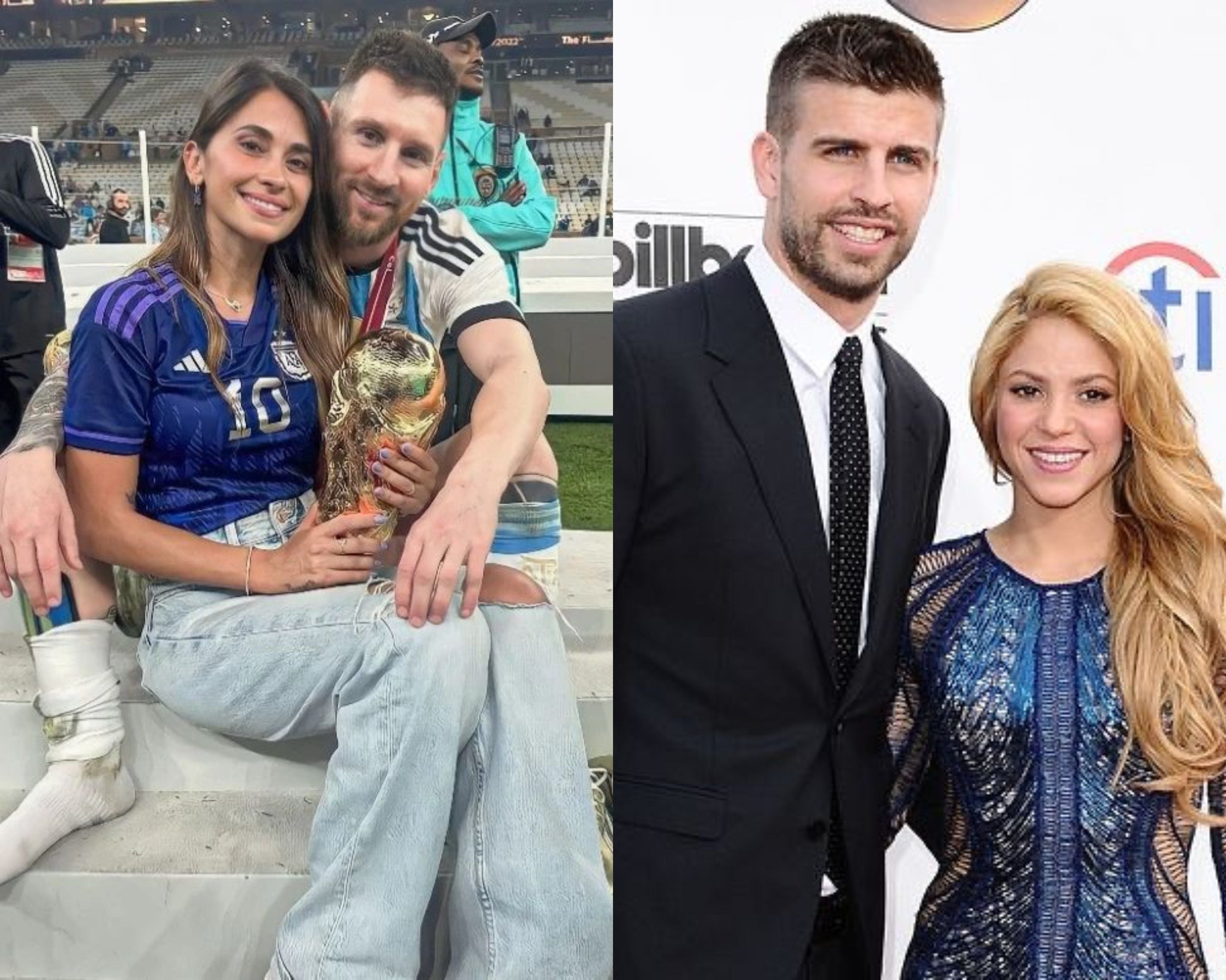 Antonela Roccuzzo besa la Copa del Mundo: alaban a Messi por darle su  puesto a su esposa y critican a “Piqué que ni siquiera valoró todo el apoyo  de Shakira” | Redes