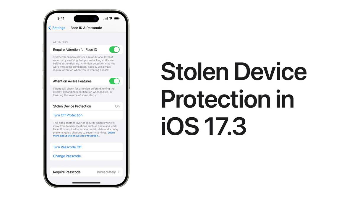 Apple adds a new layer of security to protect stolen devices