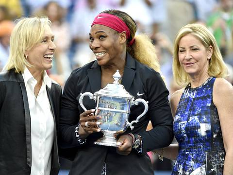 Serena Williams: "Nunca imaginé ser mencionada junto a Evert y Navratilova"