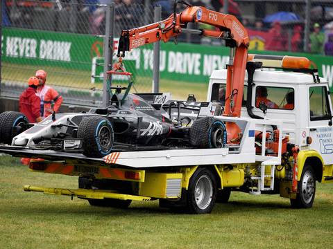 Accidente interrumpió la clasificatoria del GP de Italia