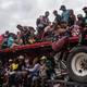 600 inmigrantes que viajaban en tráileres, entre ellos ecuatorianos, son rescatados por autoridades mexicanas